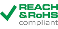 REACH- und RoHS-konformes Unternehmen – Compliance-Logo